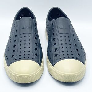 Native Jefferson water safe navy blue glow in the dark slip on shoes